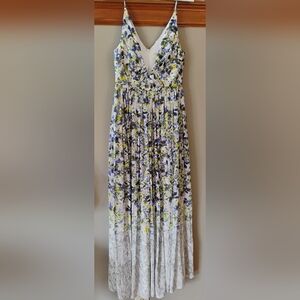 Everly Mixed Print Floral Maxi Dress
